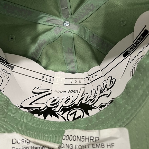 Kenosha Wisconsin Green & Purple Baseball Hat w Buckleback NWT by Zephyr ZHat - Picture 9 of 9